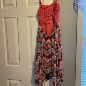 Open back dress